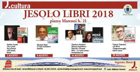 Jesolo Libri 2018 piazza Marconi h 21