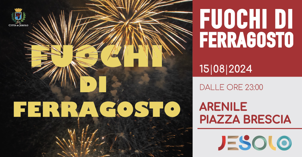 Fuochi di ferragosto 2024 - foto fuochi d'artificio