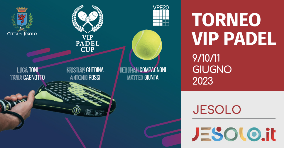 Padel Champions Cup Jesolo giugno 2023- foto racchetta su sfondo scuro