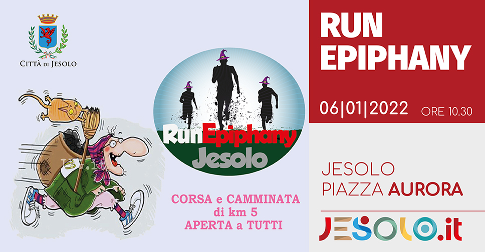 Run epiphany a jesolo il 6 gennaio alle ore 10:30 Piazza Aurora