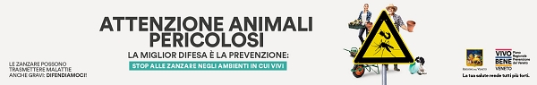 Attenzione animali pericolosi - Stop alle zanzare negli ambienti