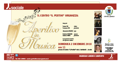 Aperitivo in musica presso il Centro Pertini di Jesolo