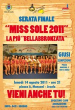 locandina miss sole 2011