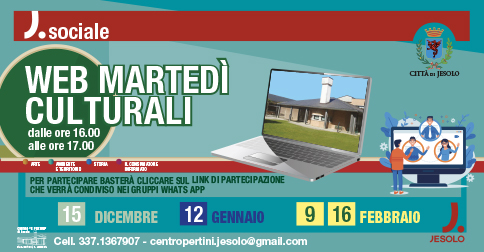 Web martedì culturali al Centro S. Pertini di Jesolo