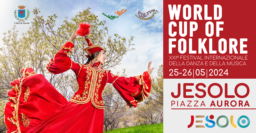 World cup of folklore 25-26 maggio 2024 a Jesolo - foto ballerina con abito tradizionale