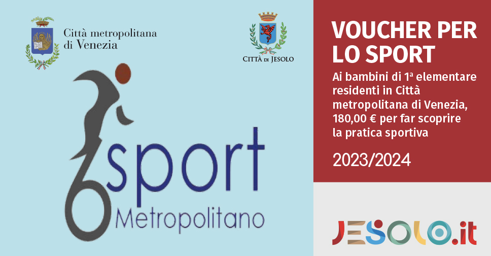 Progetto 6 sport - voucher per la praticva sportiva dei bambini iscritti alla prima elementare