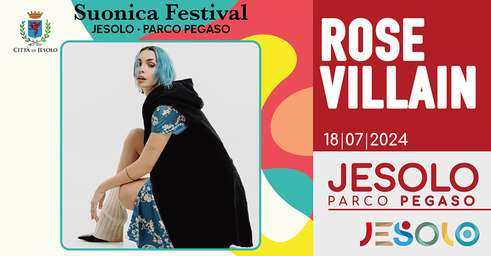 Rose Villain al Parco Pegaso di Jesolo il 18 luglio 2024 - foto cantante