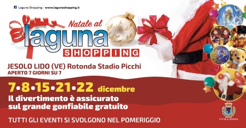 Natale 2019 al Laguna Shopping di Jesolo