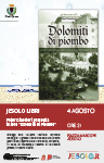 Peter Disertori, Dolomiti di Piombo . Jesolo libri 4 agosto 2021 piazza Marconi