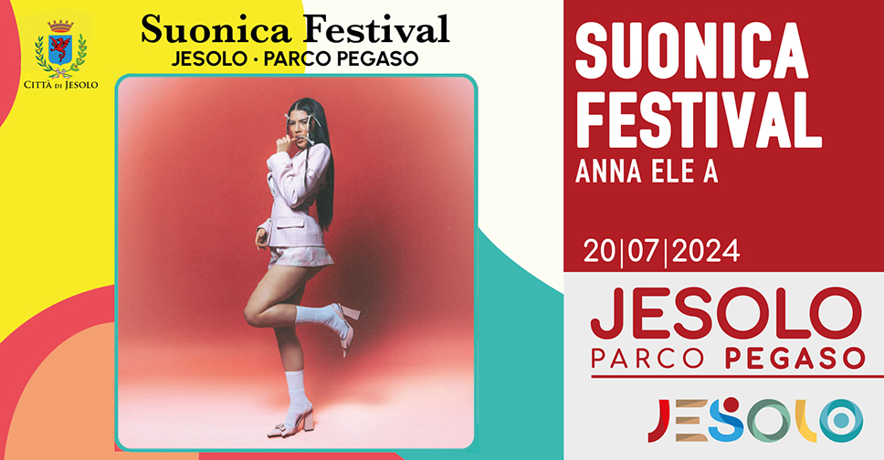 Anna Ele A al Parco Pegaso di Jesolo il 20 luglio 2024 - foto cantante