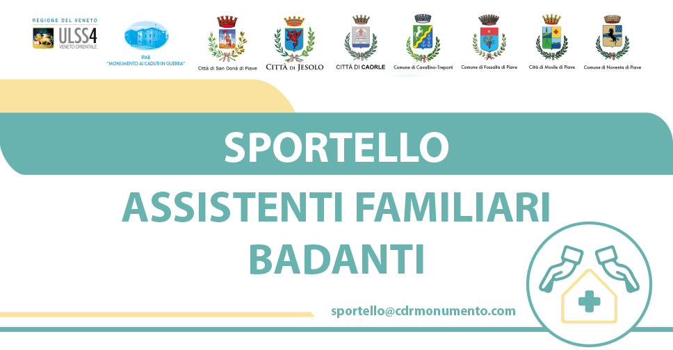 sportello per assistenti familiari/badanti a Jesolo