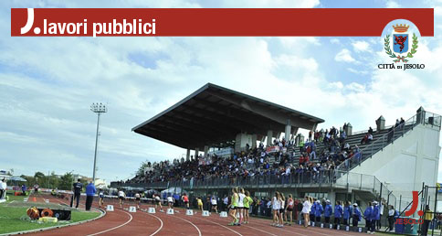 Lavori di riqualificazione dello stadio Picchi di Jesolo