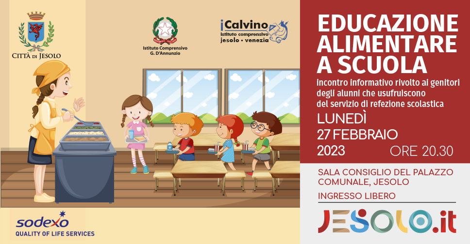 Educazione alimentare a scuola convegno Jesolo: immagine