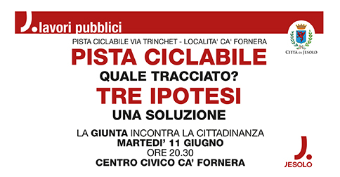 Incontro Pista ciclabile, quale tracciato?