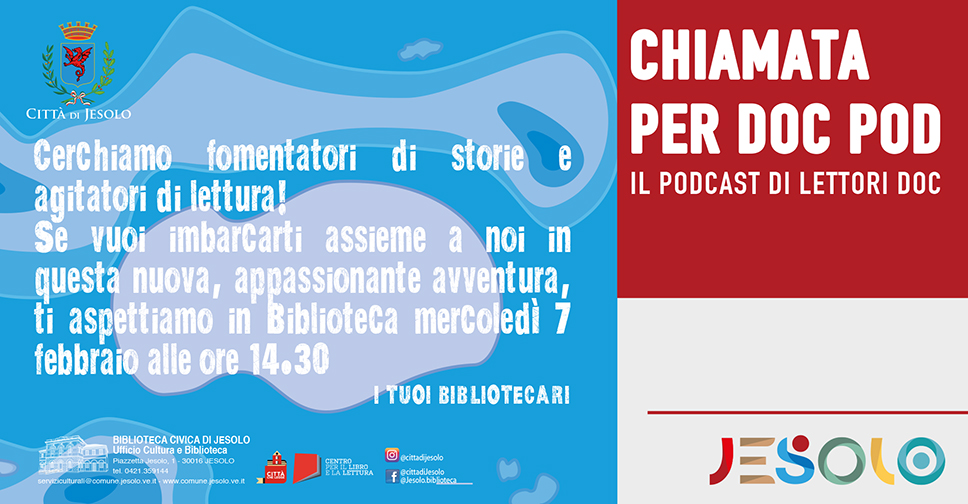 Chiamata per Doc Pod - Il Podcast di lettori doc - 7 febbraio 2024