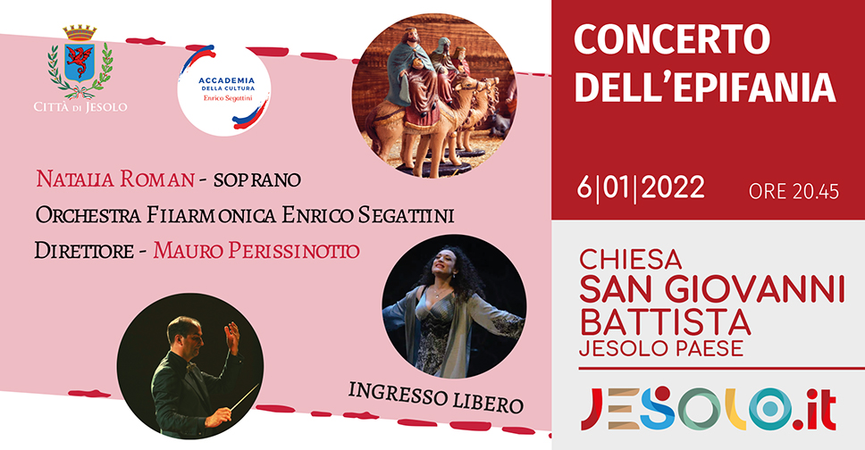 Concerto dell'Epifania a Jesolo il 6 gennaio 2022, Chiesa di San Giovanni Battista