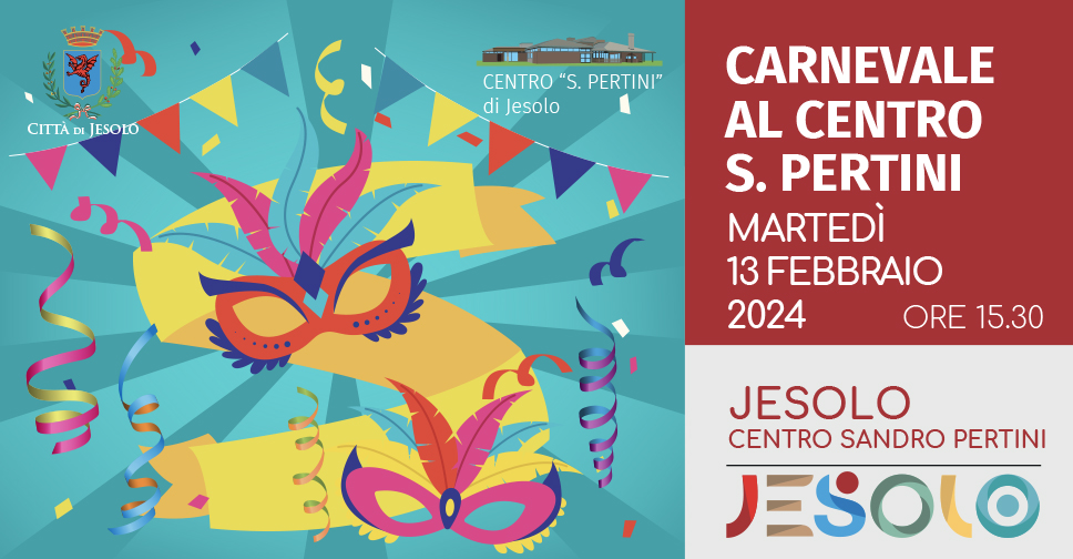 carnevale al pertini di jesolo martedì 13 febbraio 2024 - immagine maschere di carnevale