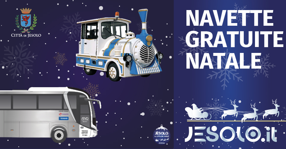 A Jesolo servizio navetta gratuita per le iniziative di Natale