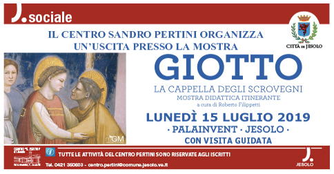 Visita del Centro Pertini alla mostra Giotto di Jesolo