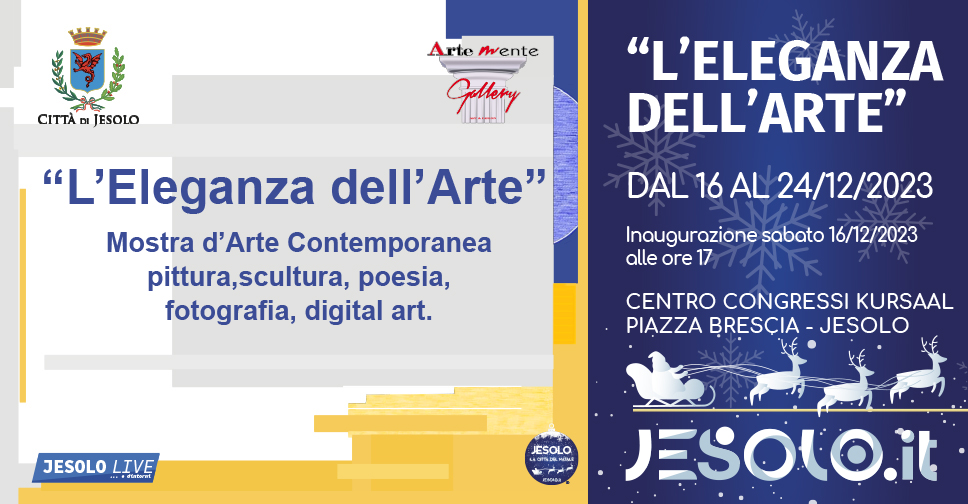 mostra l'eleganza dell'arte a jesolo dal 16 al 24 dicembre 2023