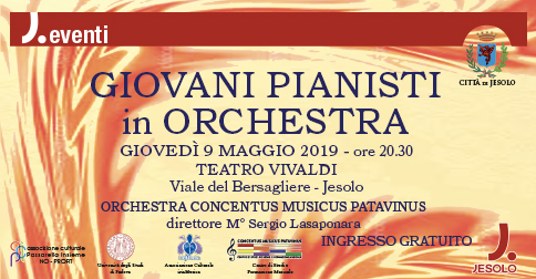 Giovani pianisti in orchestra al Teatro Vivaldi di Jesolo