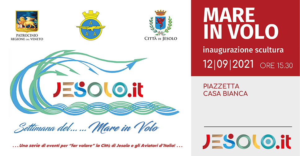 Mare in volo il 12 agosto inaugurazione della scultura dedicata al mare e al volo