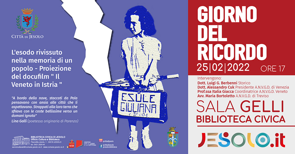 Giorno del ricordo 2022, Sala Gelli biblioteca civica