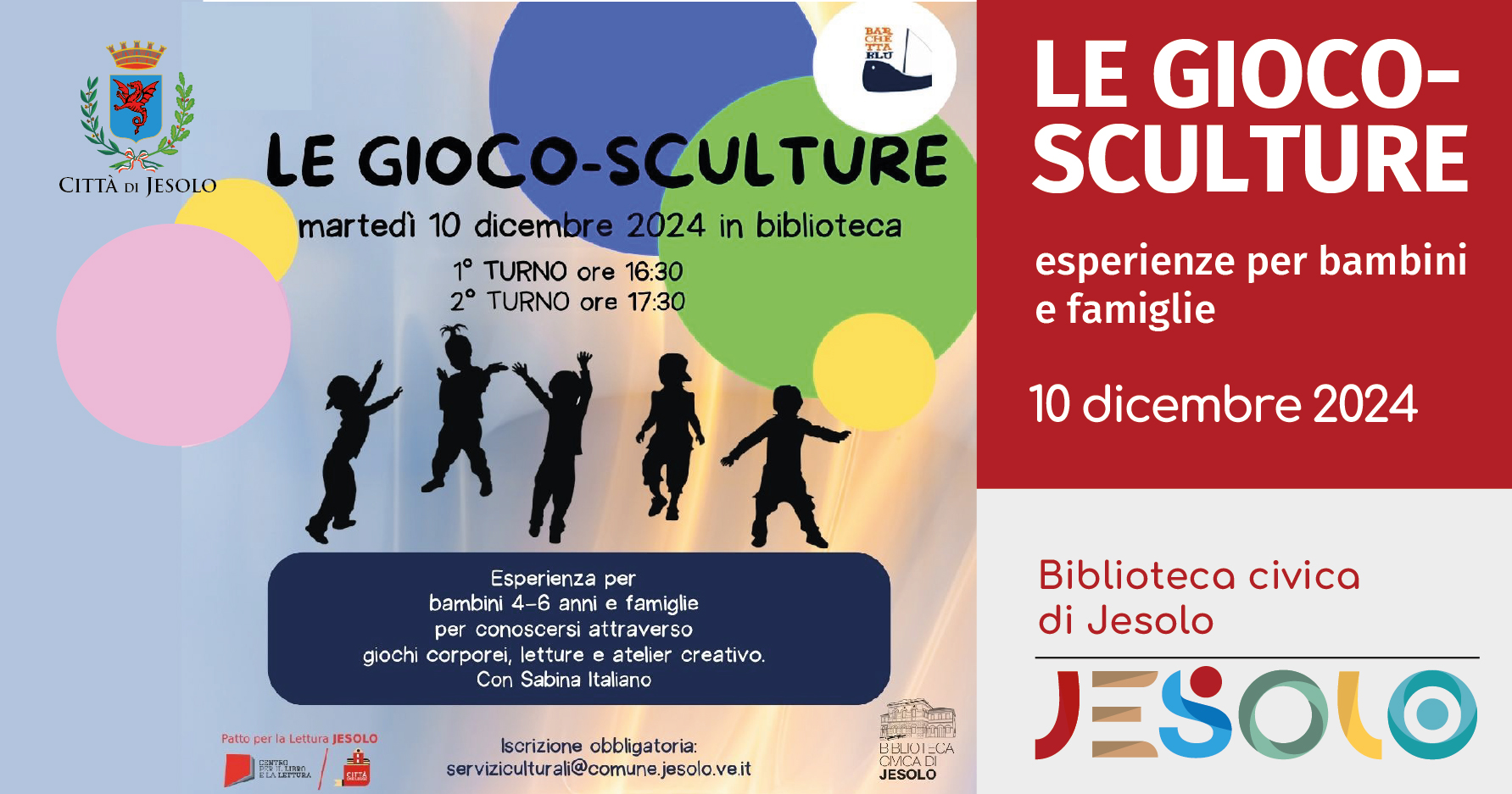 letture ad alta voce per famiglie in biblioteca a Jesolo