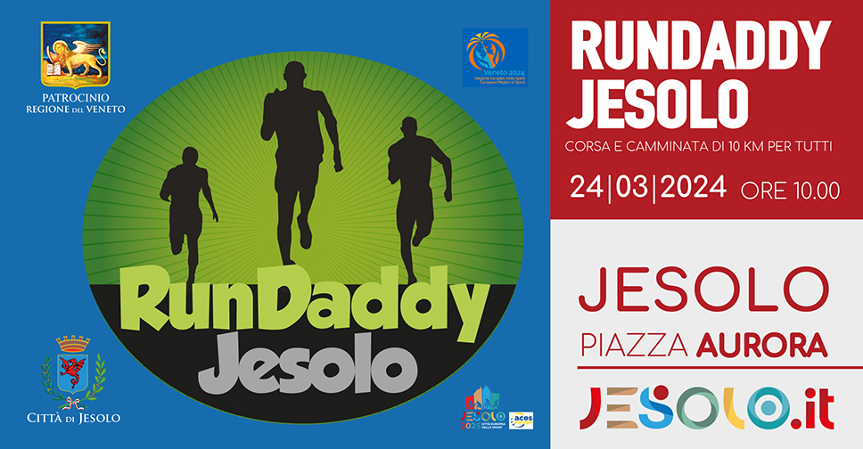 RunDaddy a Jesolo il 24 marzo 2024