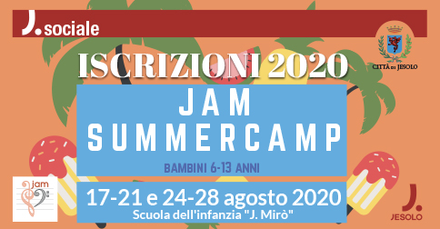 JAM summer camp a Jesolo