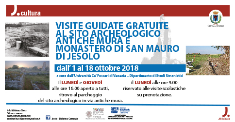 Visite guidate al sito delle Antiche Mura di Jesolo