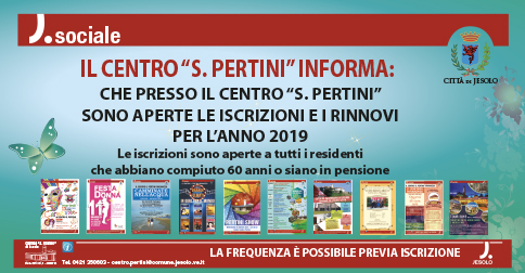 Iscrizioni al centro diurno Pertini di Jesolo