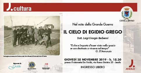 Nel mito della guerra: "Il cielo di Egidio Grego"