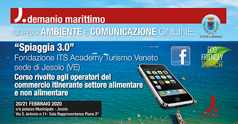 Spiaggia 3.0 Corso Ambiente e comunicazione online a Jesolo