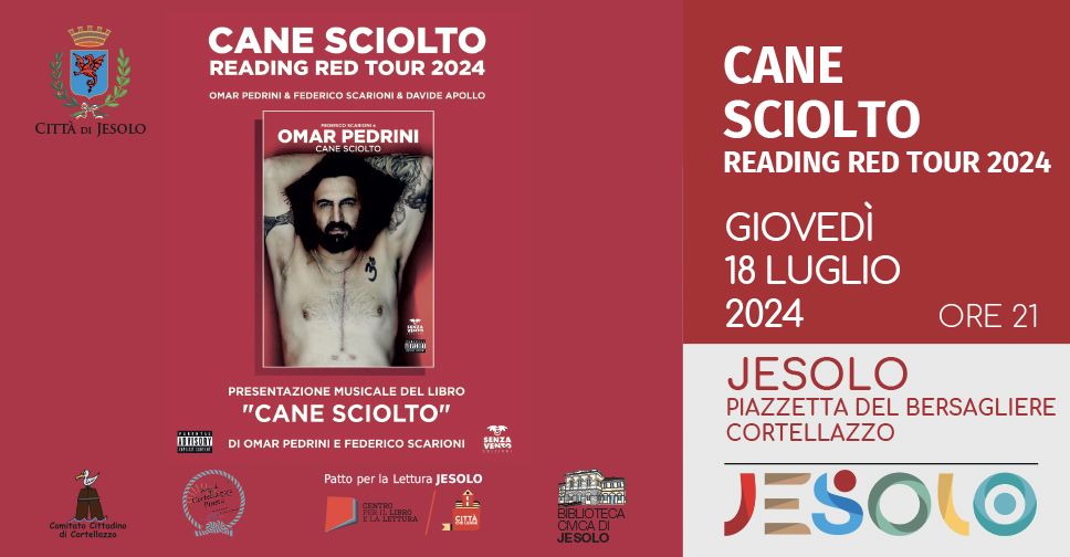 Presentazione musicale del libro "Cane sciolto" venerdì 19 luglio a Cortellazzo - foto copertina libro