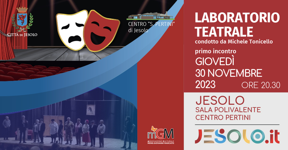 Laboratorio teatrale al Centro Pertini di Jesolo