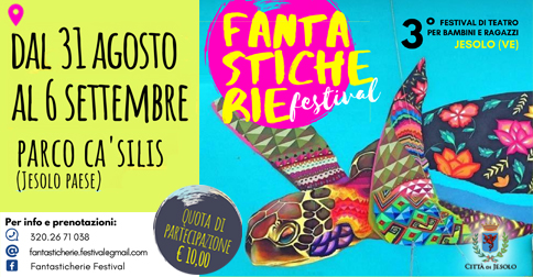 Fantasticherie, festival di teatro a Jesolo