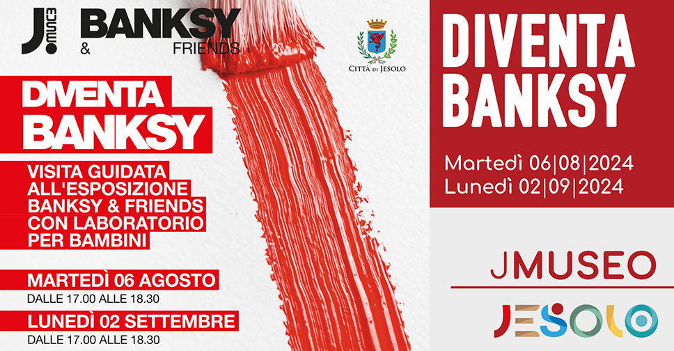 Diventa Banksy - Visita guidata e laboratorio per bambini al Jmuseo di Jesolo 