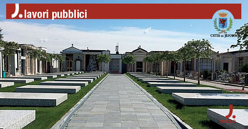 Nuova pavimentazione del cimitero comunale di Jesolo