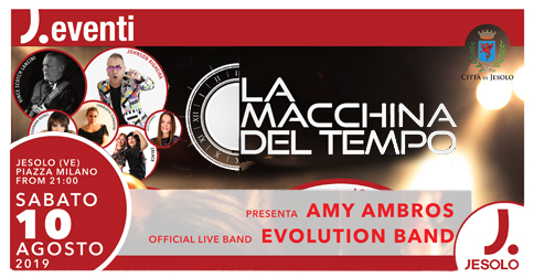 La macchina del tempo sabato 10 agosto 2019 a Jesolo