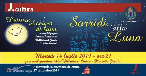 Letture al chiaro di luna a Jesolo