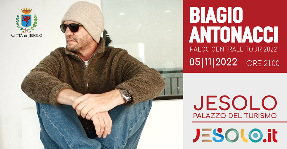 Biagio Antonacci in concerto al Palainvent di Jesolo il 5 novembre 2022