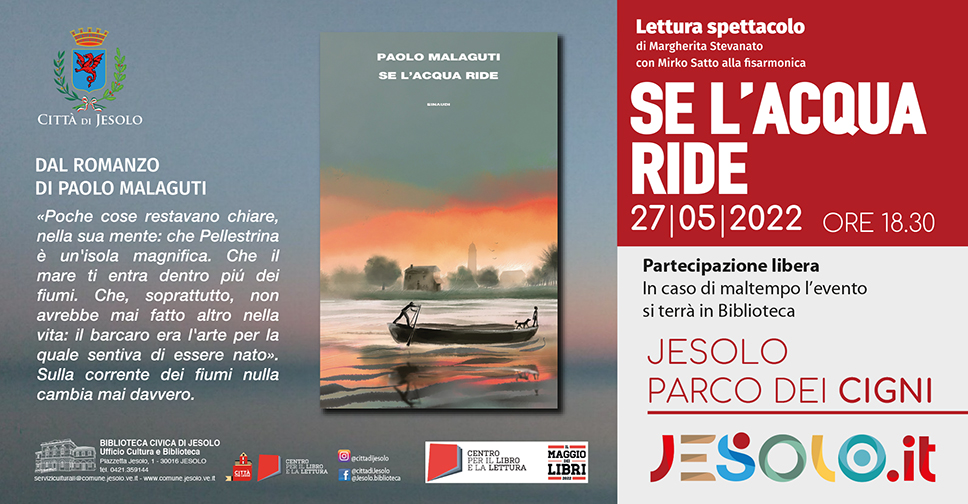 Reading letterario "Se l'acqua ride" venerdì 17 maggio 2022