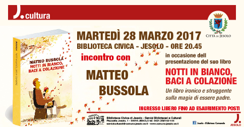 Matteo Bussola a Jesolo il 28 marzo 2017