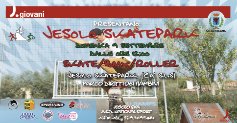 Skate, BMX, Roller a Jesolo il 9 settembre 2018