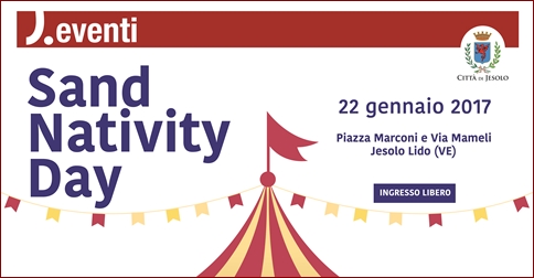 Sand Nativity Day a Jesolo,  22 gennaio 2017