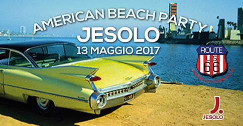 American beach party a Jesolo, domenica 13 maggio 2017