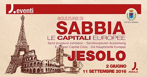 Sculture di sabbia jesolo 2016 le Capitali Europee