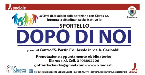 Sportello dopo di noi a Jesolo