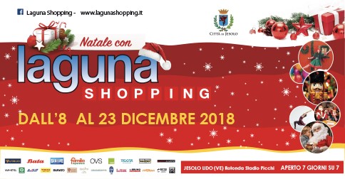 Eventi al Laguna Shopping di Jesolo per Natale 2018